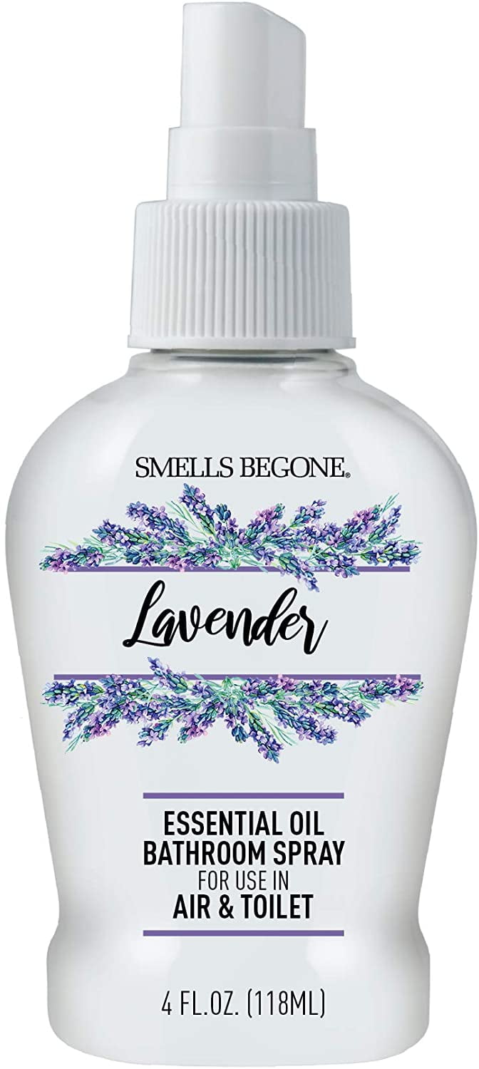 Smells Begone Essential Oil Air Freshener Bathroom Spray 4oz - Lavender