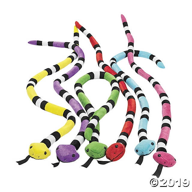 Bright Stuffed Snakes