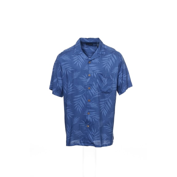 John Ashford Blue Camp Shirt, Size Small
