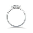 thumbnail image 3 of 3/8ct Princess Cut Diamond Wedding Ring 14K White Gold, 3 of 4