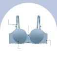 thumbnail image 5 of Shadoumai Girls Strapless Bra for 10-12 12-14 14-16 Wireless Bandeau Training Bras with Detachable Strap Kids Tube Top, 5 of 8
