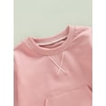 thumbnail image 5 of Bagilaanoe 2Pcs Toddler Baby Girl Boy Long Pants Set Long Sleeve Sweatshirt Pullover Tops+ Trousers 6M 12M 18M 24M 3T Kids Casual Sweatsuit, 5 of 9