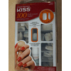 Kiss 100 Full Cover Nails Short Square (Short Length) 3 pack