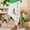 A609 White, variant on Clover Outline Print High Waisted Leggings for Women Stretchy Yoga Trousers Tummy Control Sports Bottoms St. Patrick's Day Activewear