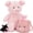 Pink-pig, variant on MorisMos Cute Pig Stuffed Animal with 2 Baby Plush Toys