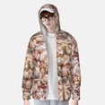 thumbnail image 2 of Disketp Colorful Seashells for Men's Sun Protection Hoodie Performance Long Sleeve Fishing Outdoor Lightweight-XX-Large, 2 of 7