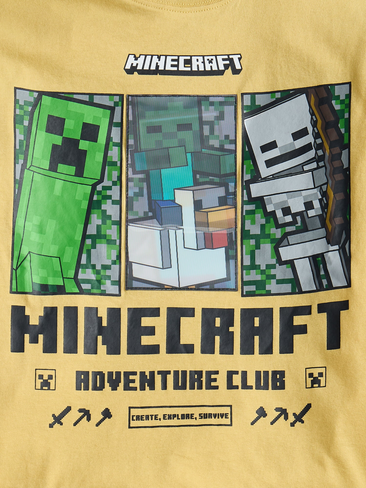Minecraft Boys Graphic Tee and Shorts Set, 2-Piece, Sizes 4-18