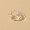 thumbnail image 3 of Juego de anillos de resina coloridos, anchos y gruesos para nudillos de dedo, apilables, retro, acrílico, transparente, vintage, joyería para fiesta, elegante, hecho a mano, regalo, 3 of 5