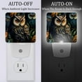 thumbnail image 2 of Owl LED Square Night Light - Compact and Energy Efficient Illumination for Bedrooms and Bathrooms - Plug-in Wall Lamp with Auto Sensor, 2 of 6