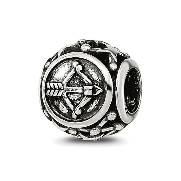 925 Sterling Silver Reflections Zodiac Sagittarius Bead 10.72x9.65mm Wide Charm Pendant Necklace for Women