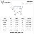 thumbnail image 2 of Littlearth NCAA Michigan Wolverines Stretch Pet Jersey, Team Color, X-Large, 2 of 2