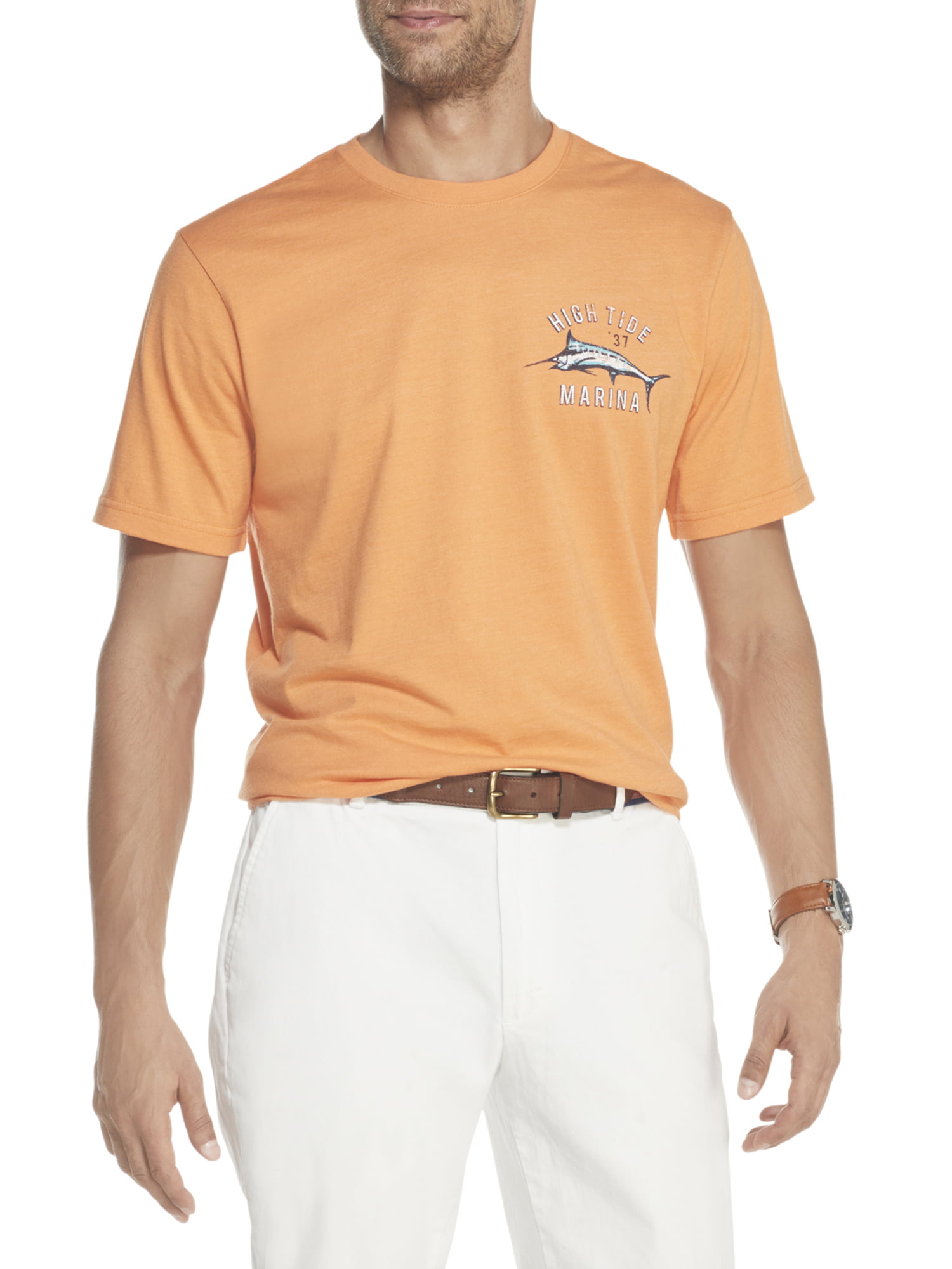 IZOD - IZOD Men's Saltwater Comfort Short Sleeve Graphic T-Shirt ...
