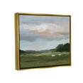 thumbnail image 4 of Stupell Industries Sheep in Country Field Landscape Painting Gold Floater Framed Canvas Art Print Wall Art, 31 x 25, 4 of 10