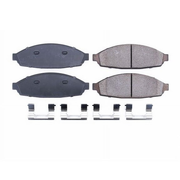 PowerStop 17-931 Disc Brake Pad Set Ford, Lincoln, Mercury Disc Brake Pad Set - Front