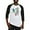 Black/White, variant on CafePress - Rainbow Hummingbird On Trumpet Vine Baseball Jerse - Cotton Baseball Jersey, 3/4 Raglan Sleeve Shirt