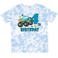 thumbnail image 3 of Inktastic 4th Birthday Monster Truck Boys Toddler T-Shirt, 3 of 5