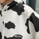 thumbnail image 3 of Sudadera con capucha y estampado de vaca para mujer, otoño e invierno, 3 of 5