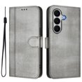 thumbnail image 2 of For Samsung Galaxy A37 5G 6.7inch Phone Case Wallet, Flip Leather TPU Cover with Card Holder Wrist Strap Shockproof Phone Case,Grey,For Galaxy A37 5G, 2 of 7