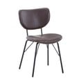 thumbnail image 5 of Jofran Owen Contemporary Modern Faux Leather Split-Back Upholstered Dining Chair (Set of 2), 5 of 6