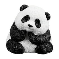 Bfogop Brazilian Wood Plant Panda Decor, Mini Brazil Lucky Tree Resin Panda Statue for Brazilian Wood Hydroponic Plant, Funny Tabletop Decor Indoor Office Desktop Ornament