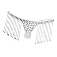thumbnail image 1 of Boho Crystal Body Chain Faldas de baile Cadenas de cinturo Verano Playa Borla Flecos Cadenas para el cuerpo Cinturón de moda para mujeres y niñ Fernando Falda de cadena de cintura de mujer, 1 of 8