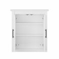 thumbnail image 4 of Bush Furniture Key West Bathroom Wall Cabinet with Doors in White Ash, 4 of 7