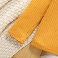 thumbnail image 3 of PatPat Toddler Girl Turtleneck Ribbed Solid Color Long-sleeve Tee,Sizes 18M-6Y, 3 of 7