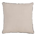 thumbnail image 3 of SARO 5203.N18S 18 in. Square Floral Design Throw Pillow with Citrus Print - Natural, 3 of 5