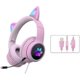 thumbnail image 2 of (rosa) Bluetooth con Oreja De Gato, Auriculares Inalámbricos Bluetooth 3.5 Con Oreja De Gato RGB, Auriculares Para Juegos Con Cancelación De Ruido Y Luz Led, Cabezal Bluetooth Plegable Para Coloc, 2 of 5