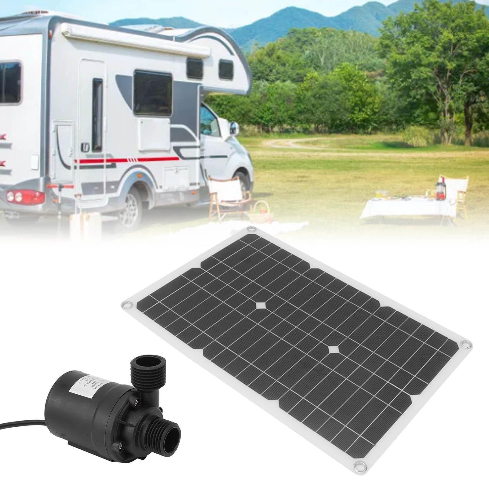 Yajisi 20W 18V Monocrystalline Solar Panel with Battery Box – High‑Efficiency 30% Conversion, Ideal for Cars, Boats, Street Lamps & Water Pumps