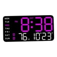 thumbnail image 3 of Reloj despertador digital Soledad LED Rosa, 3 of 9