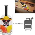 thumbnail image 2 of GZHJMY Jack Russel Dog Luggage Tags 1 Piece, PU Leather Travel ID Label with Privacy Name Card Cover for Travel Bag Suitcase Decoration, 2 of 6