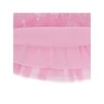 thumbnail image 5 of Girls Dress Easter 3D Bunny Shiny Butterfly Pink Ruffle Waist Long Sleeve 4 Years, 5 of 5