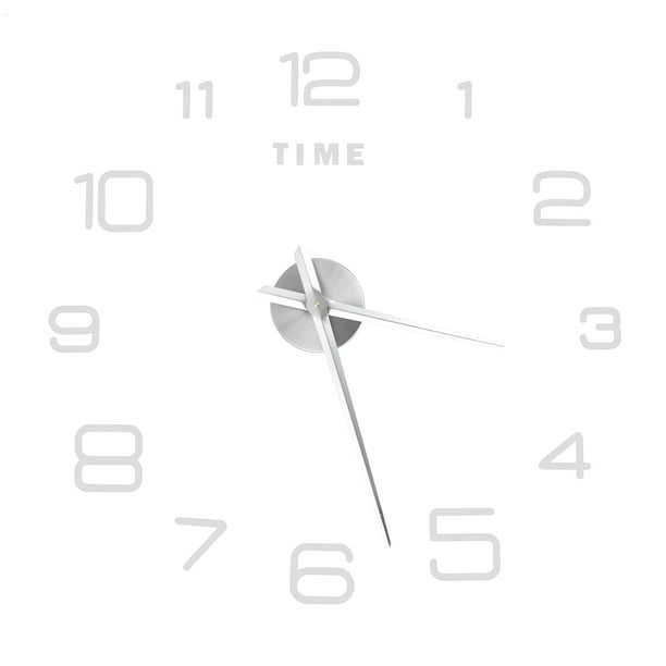 Reloj de Pared ANGGREK Diseño Moderno bricolaje Gran Tamaño Para Decoración de Paredes
