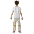 thumbnail image 4 of FORMRS Boys Pajama Pants with Pockets Size 6-8Y Kids Lounge Sleep Bottoms, Cute Cartoon Cat, 4 of 8