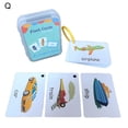 thumbnail image 1 of Visland Baby Flash Card Thickened Eye Protection Improve Logic Early Learning Flash Card Animal Number Alphabet Card Kit for Newborn, 1 of 8