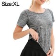 thumbnail image 2 of Hukapapa Traje deportivo para correr de verano, traje de yoga para mujer, camiseta de manga corta para entrenamientos deportivos, top de secado rápido para mujer,,,xl,, 2 of 5