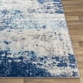 thumbnail image 7 of Mark&Day Area Rugs, 8x10 Bornwird Modern Abstract Marble Dark Blue Area Rug, White Dark Blue Marble Swirl Carpet for Living Room, Bedroom or Kitchen (7'10" x 10'3"), 7 of 7