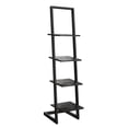 thumbnail image 3 of Pemberly Row 4 Shelf Ladder Bookcase in Black Wood Finish, 3 of 3