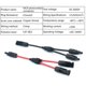 thumbnail image 2 of Conector fotovoltaico eléctrico de 1 par, conexión en paralelo de 2 a 1 rama Y, 1000 V, 30 A, 2 of 5