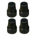 thumbnail image 2 of Juego de 4 almohadillas de repuesto para muletas de aluminio y madera de 22 mm. Negro, 2 of 9