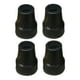 thumbnail image 2 of Puntas de bastón de goma Sunnimix 4 piezas 7/8 pulgadas Antideslizante Negro, 2 of 8