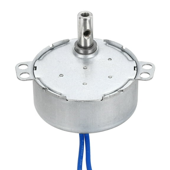 Uxcell Synchronous Motor, AC100-127V 50/60Hz 15-18 RPM CW/CCW 4W Low Speed Slow Rotating Turnable Motor for Electric Fan, Heater, Art Projects