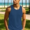 thumbnail image 6 of Men's Muscle Sleeveless Shirt Quick Dry Workout Tank Top Gym Moisture Wicking Tanks Sport Athletic Clothing, 6 of 6