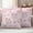 Pink, variant on Pink Floral Outdoor Waterproof Pillow Covers, Modern Farmhouse Aesthetic Shabby Chic Flower Decorative Square Throw Pillowcase Sofa Cushion Sham for Patio/Couch/Chair, 16"x16" 2 Pack