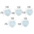 thumbnail image 2 of Milue Heart Handmade-Soap Silicone Mold DIY Plasters Crafts Table Ornament Tool, 2 of 17