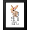 thumbnail image 2 of Loreth, Lanie 19x24 Black Modern Framed Museum Art Print Titled - Inspired Trendy Bunnies I, 2 of 5