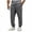 Dark Gray, variant on Pants for Men Casual Elastic Waist Drawstring Track Pants Cotton Joggers Lightweight Sweatpants with Pockets, Gray, 2XL