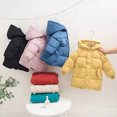 thumbnail image 5 of Esaierr Baby Toddler Puffer down Jacket for Kids Boys Girls Puffer Jacket Puffer down Coat Hooded Water-Resistant Winter Mid-Length Thickened Jacket for 2-9Y, 5 of 5