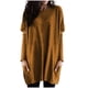 thumbnail image 1 of Tops tipo túnica de manga larga para mujer, informales, holgados, con bolsillos, cuello redondo, sudaderas Fridja ghj987+1130, 1 of 6